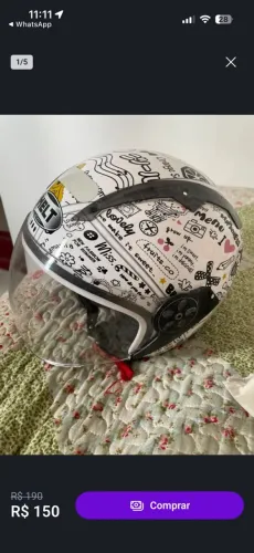 Capacete feminino Helt 