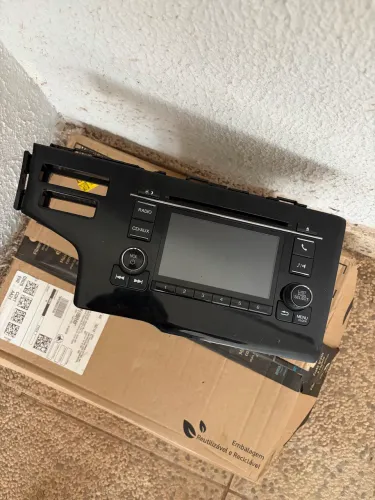 Rádio original Honda Fit EXL 2015 em diante com display | Peça original Honda