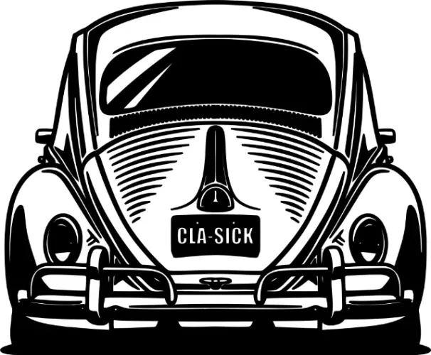 Adesivo Fusca Classic (kit com 2)