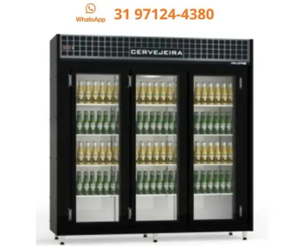 Cervejeira 3 Portas de Vidro Polo Frio