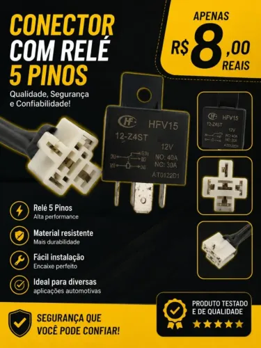 RELÉ DE 5 PINOS