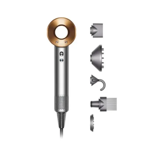 Secador Dyson Supersonic Completo Níquel/Cobre 1600W - 5 Acessórios