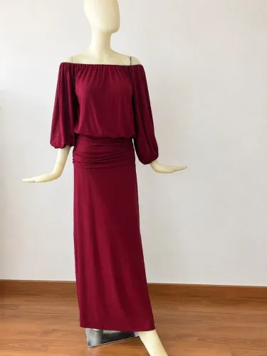 Vestido longo Marsala Atten TAM P/m