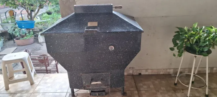 Churrasqueira a Bafo Industrial Apolo - 100×60 cm - a Carvão