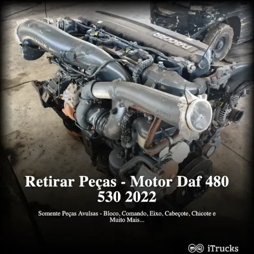 Motor Daf 530 480 Xf Paccar Retirar Peças