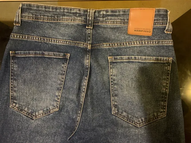 Calça Jeans Reta Marfino - n.38