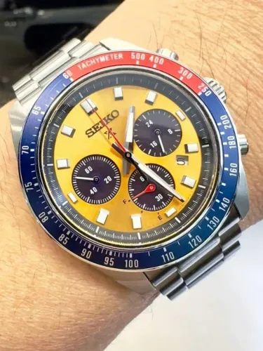 Relogio Seiko Prospex Speedtimer Pogue SSC947 Solar 100m