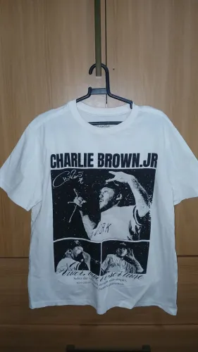 Camisa Charlie Brown Jr - tam. M - Renner