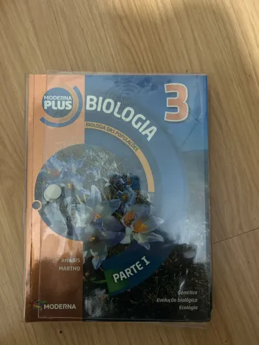 Biologia 3 Moderna Plus todos os volumes