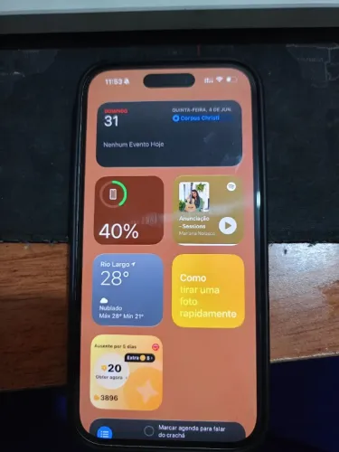 iPhone 16 256GB Branco | Bateria 100% | Garantia Apple até 17/09/2026