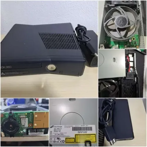 Xbox 360 slim com defeito (Para aproveitar peças)