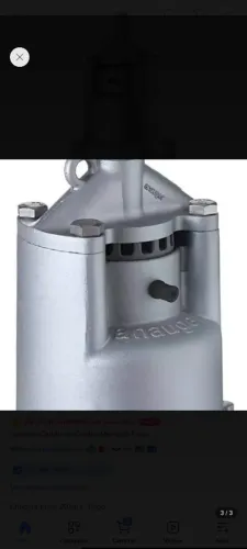 Bomba Submersa Sapo Anauger Poço Sappo Eccoo Fit 220