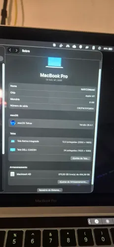 MacBook pro M1 8gb 500ssd 2020