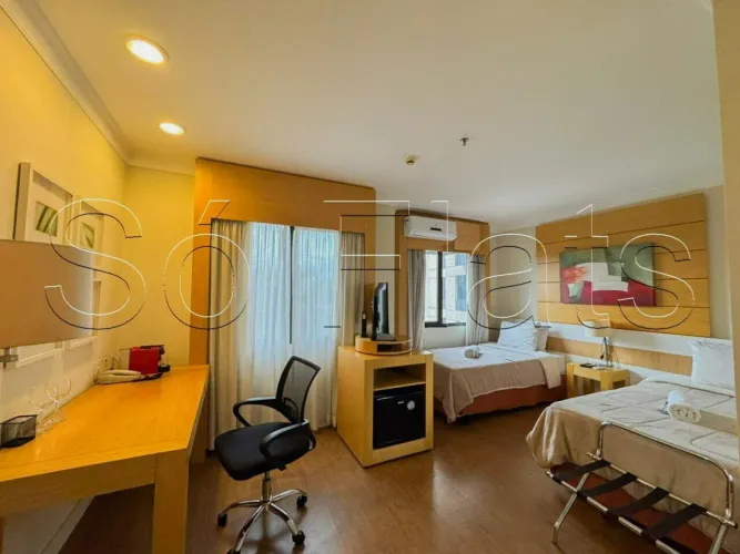 Apto ESuites Congonhas Hotels disponível para locação com 25m² e 01 vaga de garagem