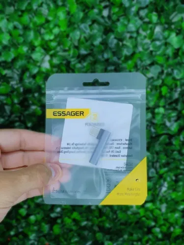 Adaptador USB Tipo C Para Fone P2 Original Essager