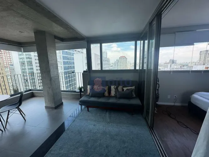 Localizado em uma das ruas mais desejadas dos Jardins, este apartamento de 46m² oferece co