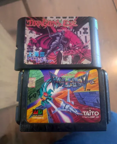 2 fitas mega drive ( no estado)