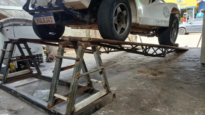 Rampa para carro, 4 metros de comprimento