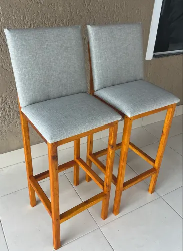 Banquetas estofadas