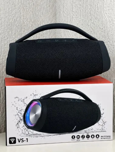 Caixa de som boombox Bluetooth bivolt 