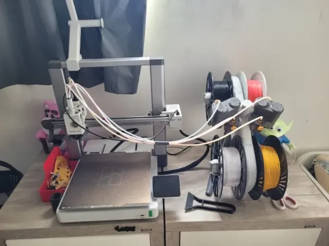 Impressora 3D bambu lab a1 + ams + filamentos + full kit para vendas.