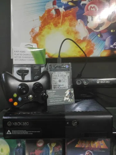 Xbox360 completo + HD cheio de jogos. Com garantia !