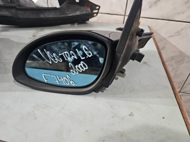 Retrovisor vectra esquerdo 2000 a 2005 azul