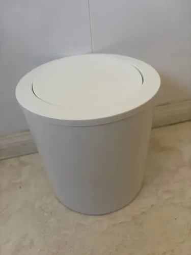 Lixeira Tok & Stok 7 L Epicentro - Branco Brilhante