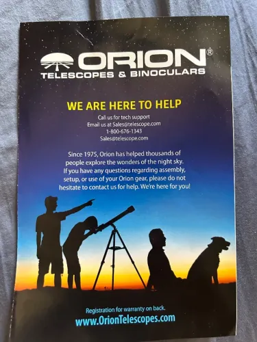TELESCOPIO OPTICO ORION