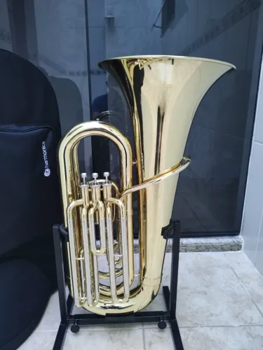 Tuba 3/4 Harmonics Sib HBB-L332L Laqueada - NOVA - Aceito trocas - Parcelo 21x