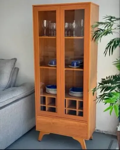 CRISTALEIRA VITRUM 100% MDF. PRONTA ENTREGA.