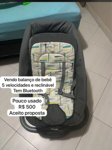 Balanço elétrico para bebê