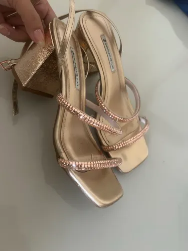 Salto sapatinho de luxo n36