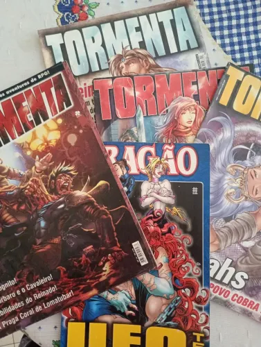 4 Revistas Tormenta RPG Antigas - Nº 4, 5, 15, 16 +