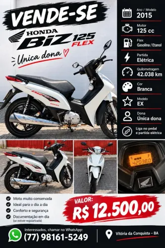 Honda Biz 125 EX/ 125 EX Flex 2015