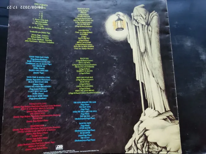 Box LED Zeppelin WEA - LPs I ao V
