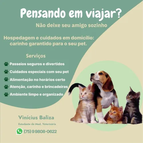Petssiter e hospedagem pet