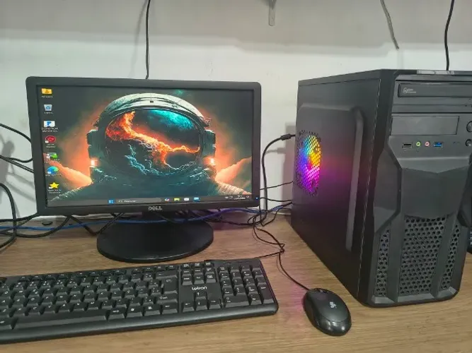 PC COMPLETO PRONTO PRA USO I5 COM SSD 120 MAIS HD DE 500 MEMORIA RQM 8 GB