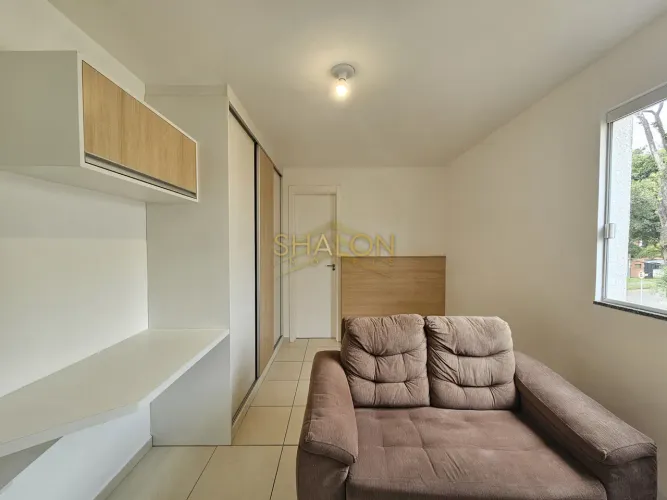 STUDIO COM ARMARIOS, 1 VAGA DE GARAGEM, FACE NORTE, CONDOMINIO BAIXO, BOA VISTA, CURITIBA,