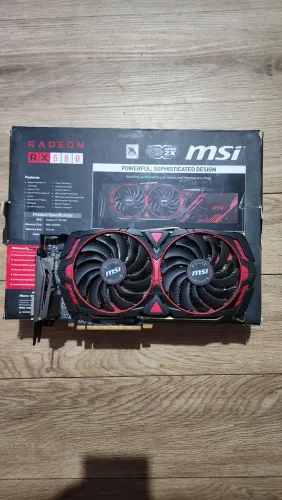 ?Placa de Vídeo MSI Armor AMD Radeon RX 580 8GB GDDR5