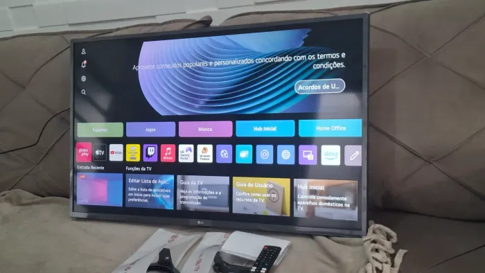 Tv 43 lg alexia games 1 mesde compra borda infinita