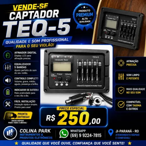 Captador Teq 5 (mesmo Tagima).