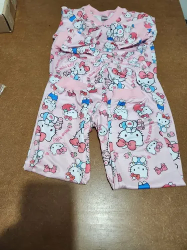 3 Pijamas 2 Anos Feminino Longo