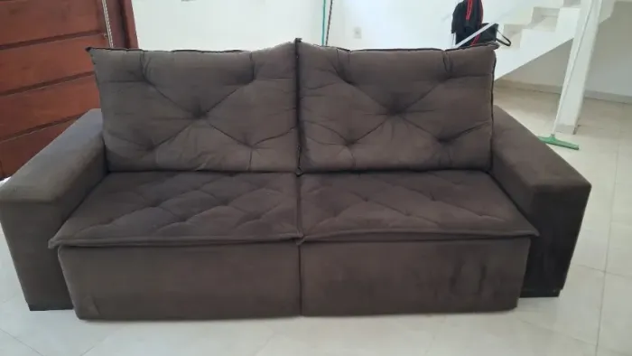 Sofá retrátil 3 lugares