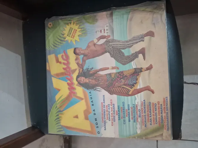 LP Vinil Axé Music 88 Polydor Original 1988 - Luiz Caldas Sarajane Chiclete