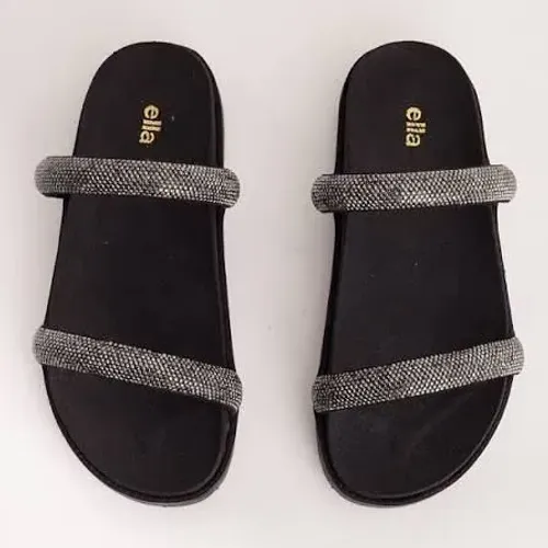 Sandália Papete com Strass N° 39