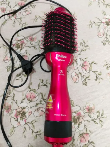 Escova Rotativa 1300w BIVOLT vermelho Philco