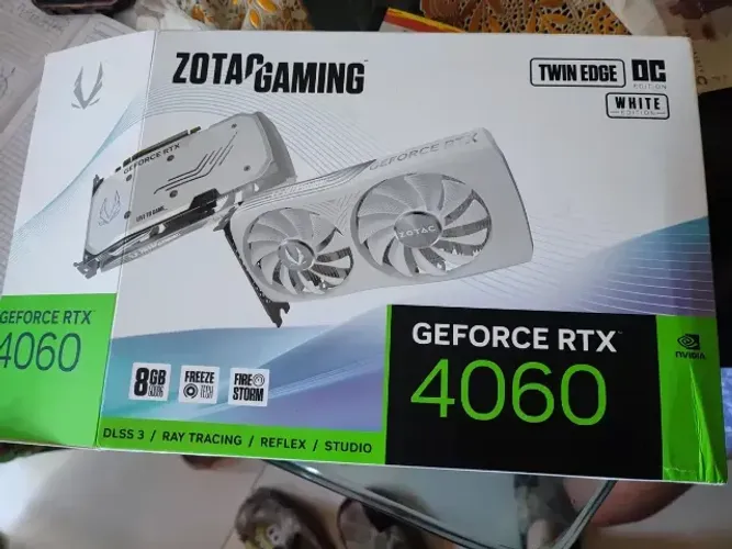 Placa De Vídeo Zotac Geforce Rtx 4060 8gb Gddr6 White