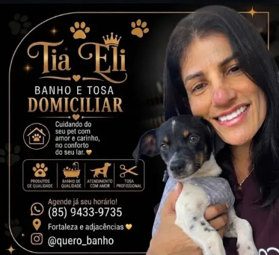 Banho e Tosa em Domicílio Pet- Atendimento em Fortaleza