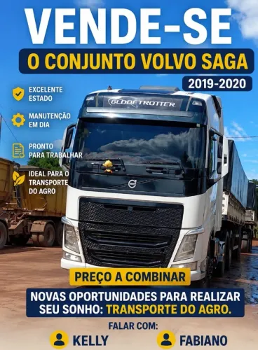 VENDE-SE VOLVO FH 540 6X4 ANO 2019/2020